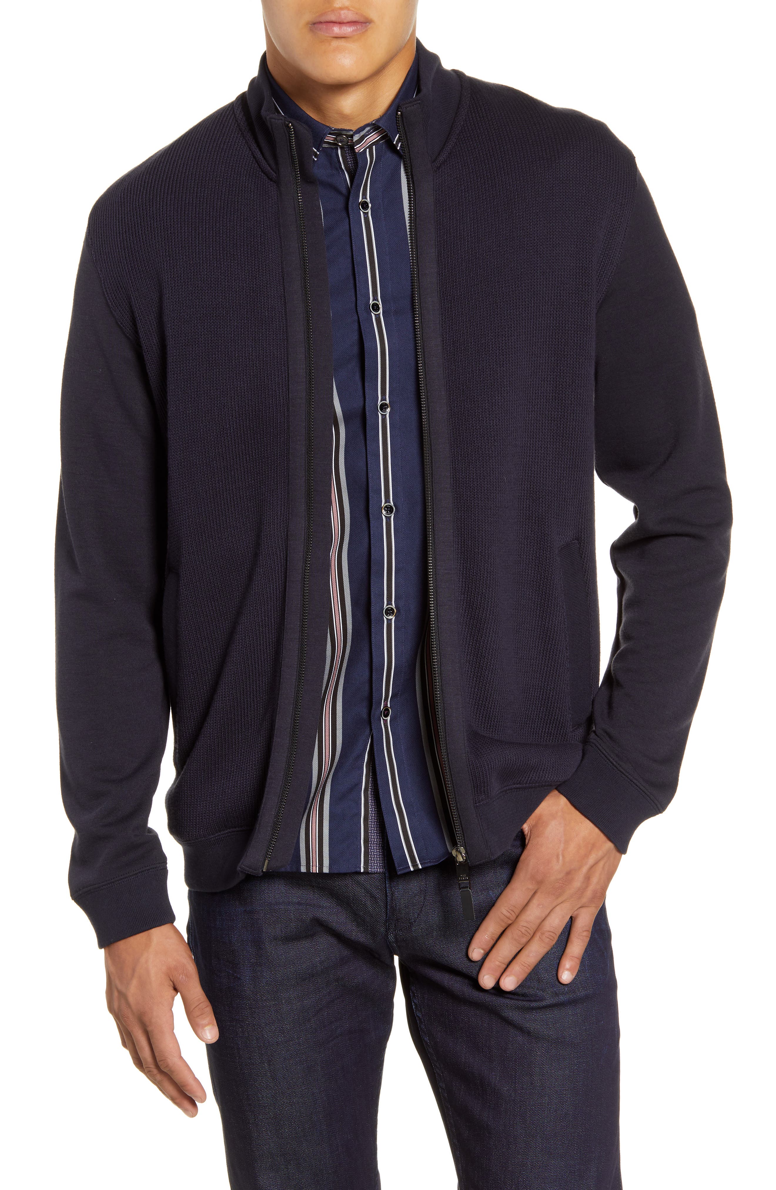 ted baker zipped cardigan