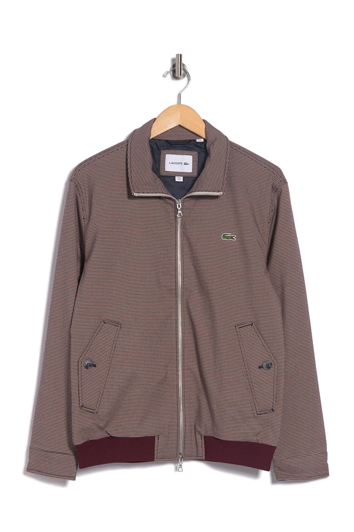 lacoste gingham jacket