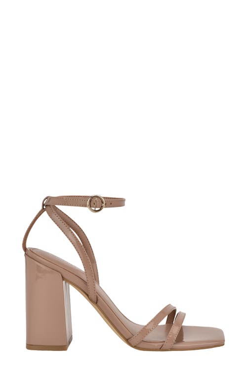 Shop Calvin Klein Sassa Ankle Strap Sandal In Light Natural