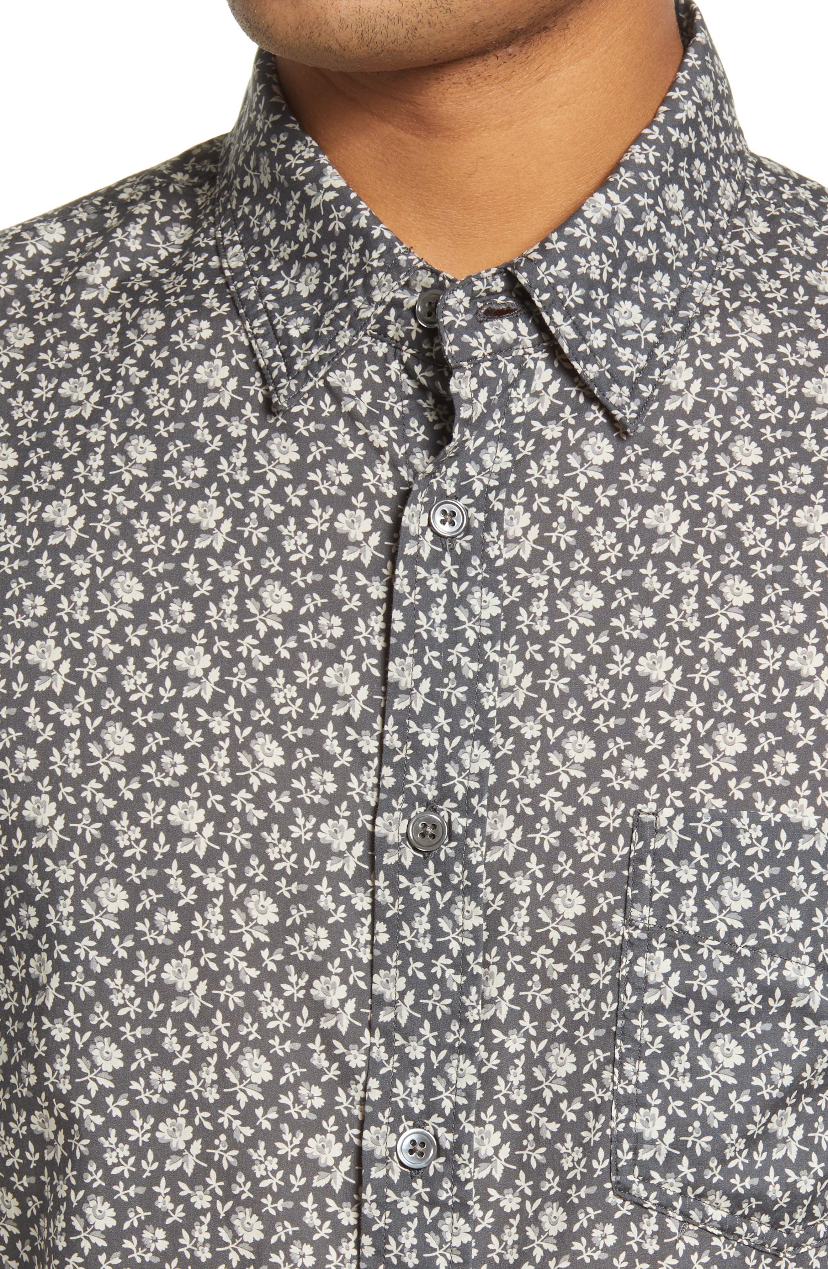 Rails Monaco Floral Short Sleeve Button 