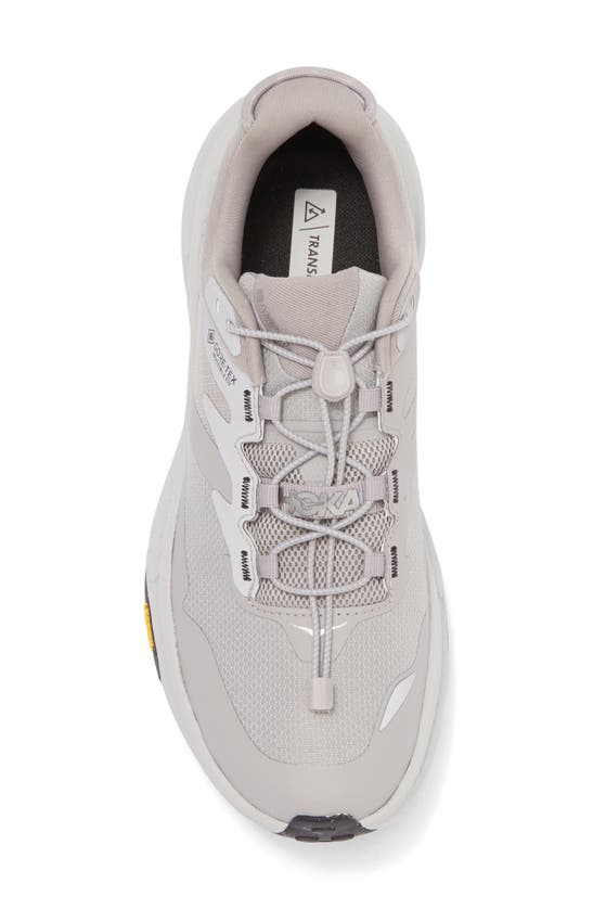 Shop Hoka Transport Gore-tex® Waterproof Running Shoe In Opal / Vaporous