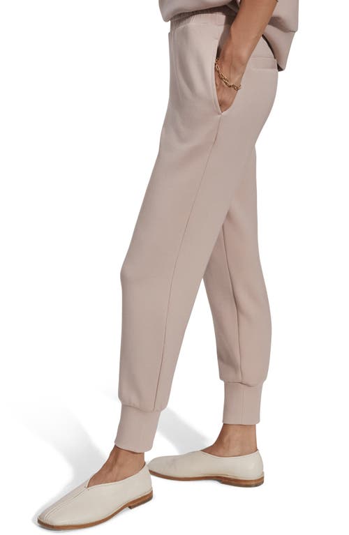 Shop Varley The Slim Cuff Joggers In Mushroom