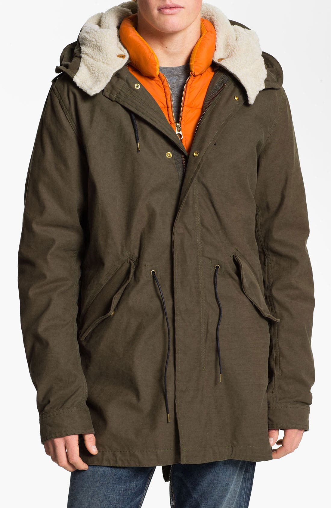 Scotch & Soda Canvas Parka Nordstrom