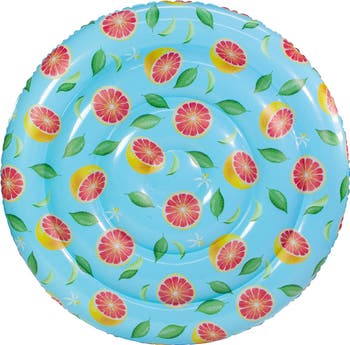 POOLCANDY Grapefruit Print Island Pool Float | Nordstromrack