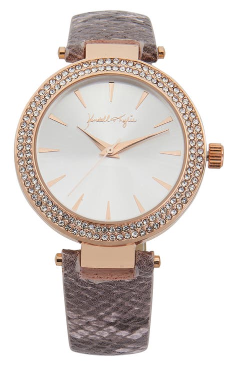 Kendall + Kylie Womens Gold Tone Bracelet Watch 14669g-42-A27 - JCPenney