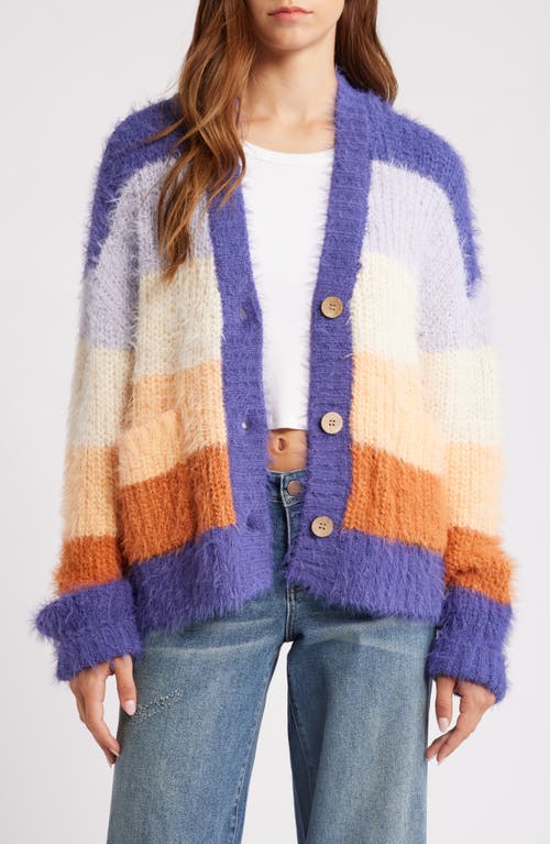 Shop Rip Curl The Search Stripe Cardigan In Multi