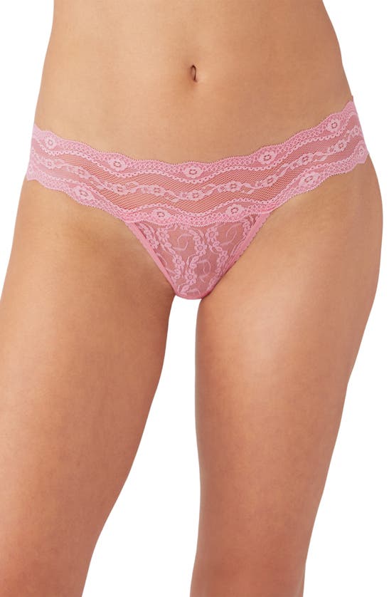 B.tempt'd By Wacoal Lace Kiss Bikini In Sea Pink