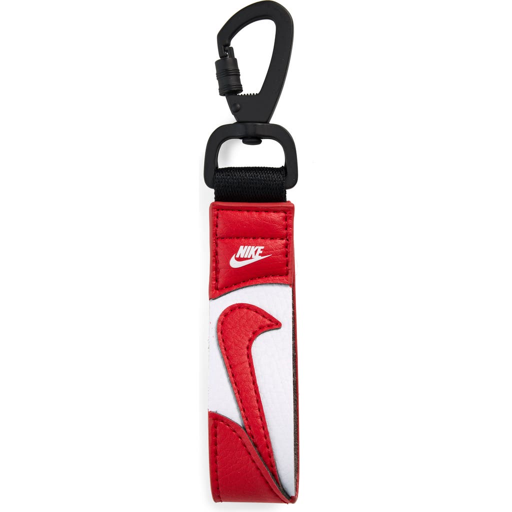 Nike Premium Key Fob In University Red/white