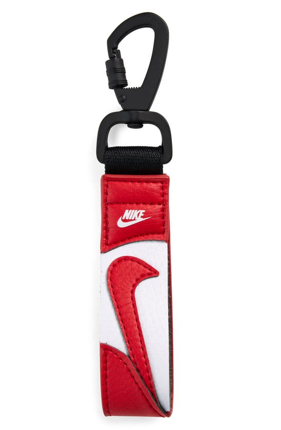 Shop Nike Premium Key Fob In University Red/ White