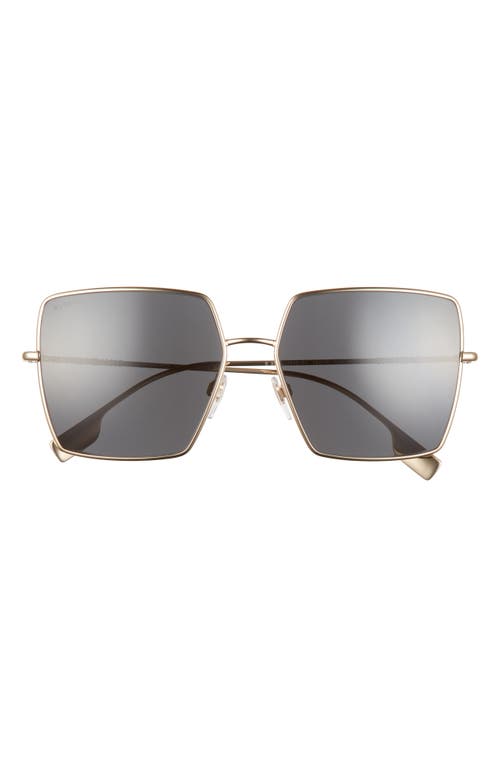 Burberry 58mm Square Sunglasses In Metallic