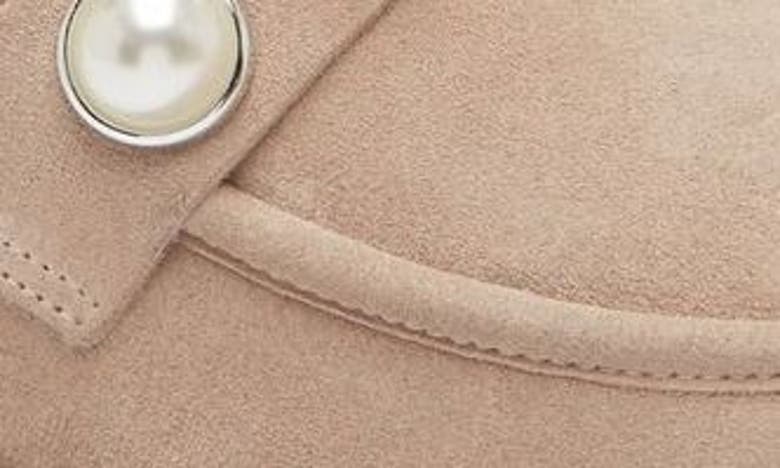 Shop Stuart Weitzman Portia Bold Loafer In Sabbia Leather