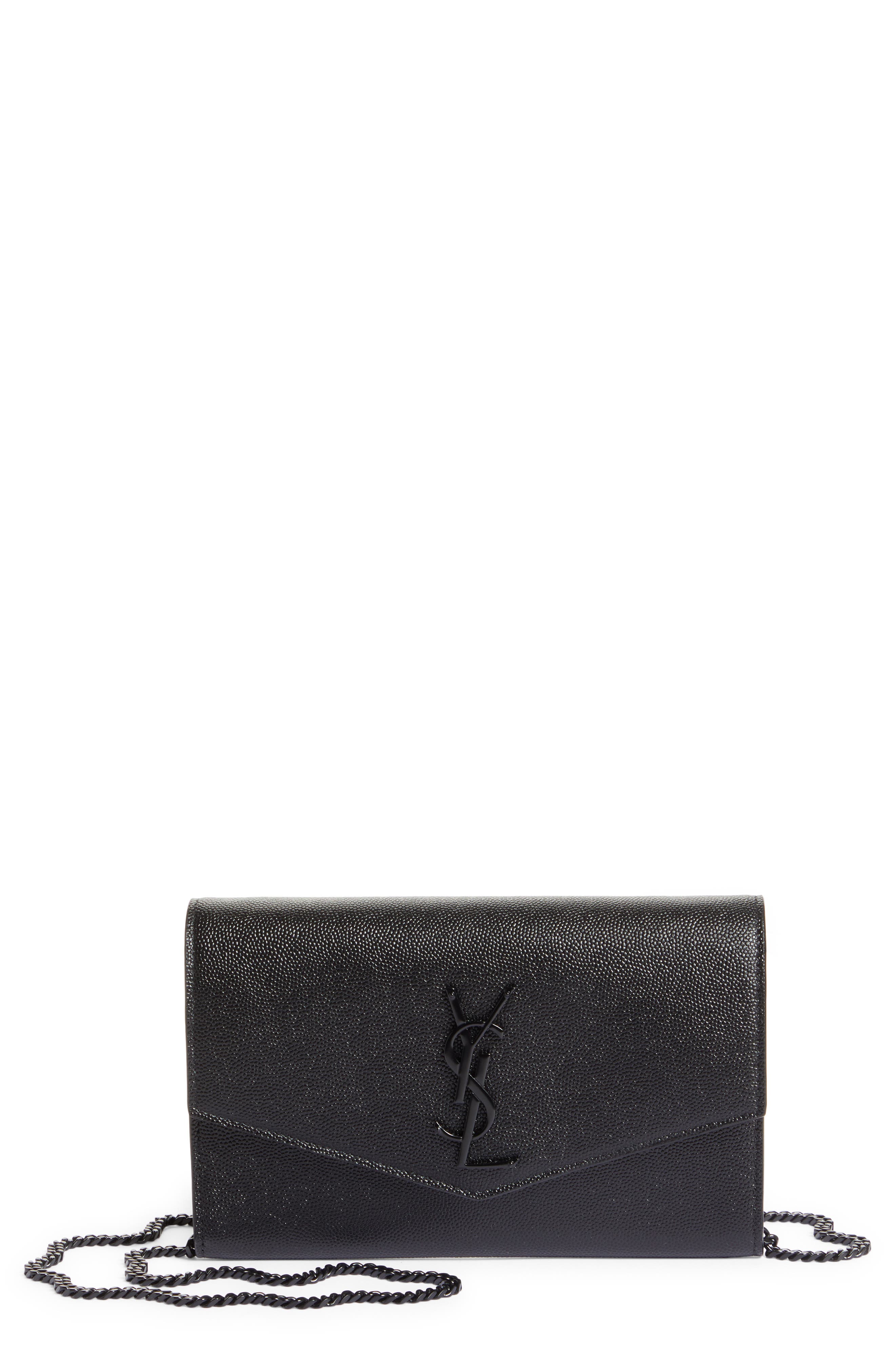 Saint Laurent Uptown Leather Wallet-on-chain