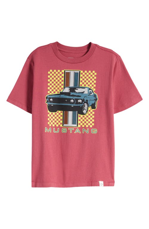 Treasure & Bond Kids' Graphic T-shirt In Pink Malaga Mustang