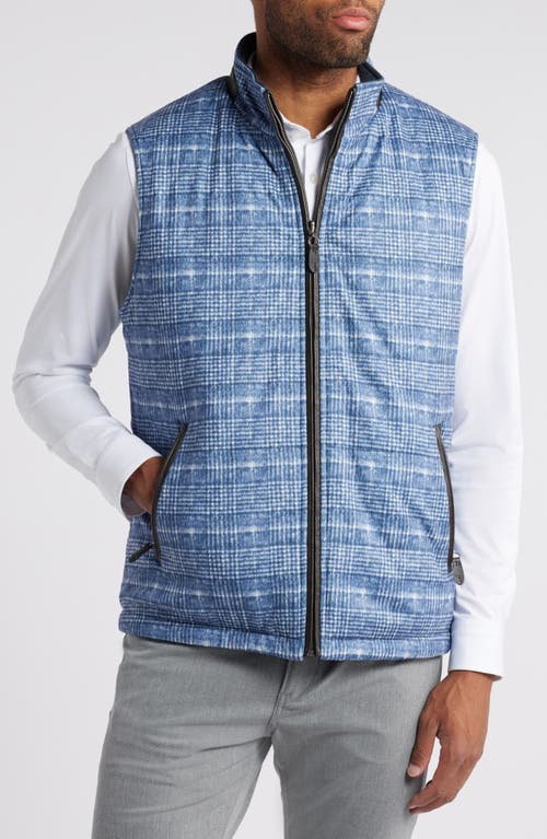Johnston & Murphy Upton Quilted Reversible Vest In Navy