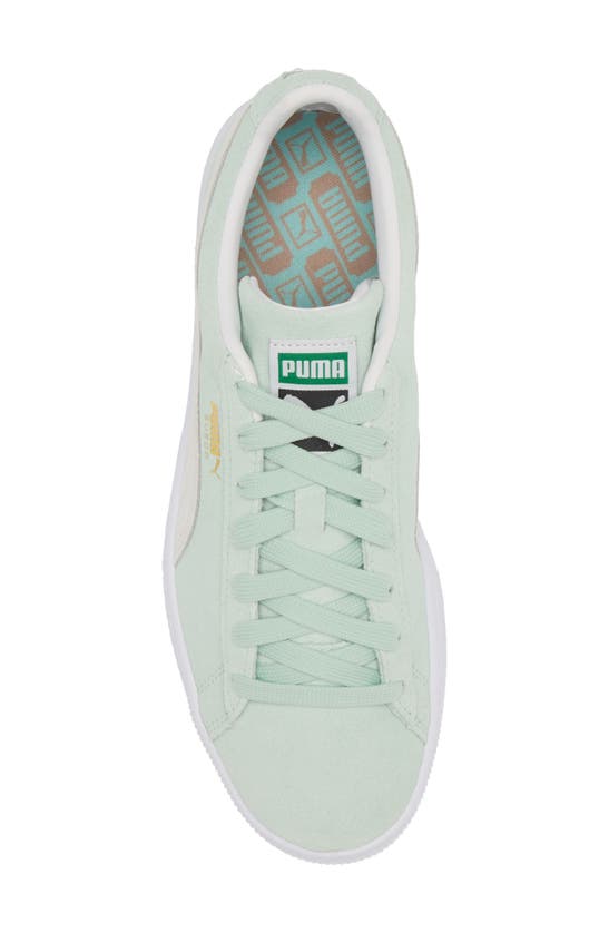 Shop Puma Suede Classic Xxi Sneaker In Fresh Mint- White