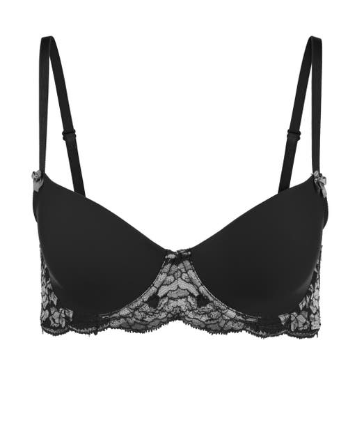 Adore Me Missy Unlined Demi Bra In Black