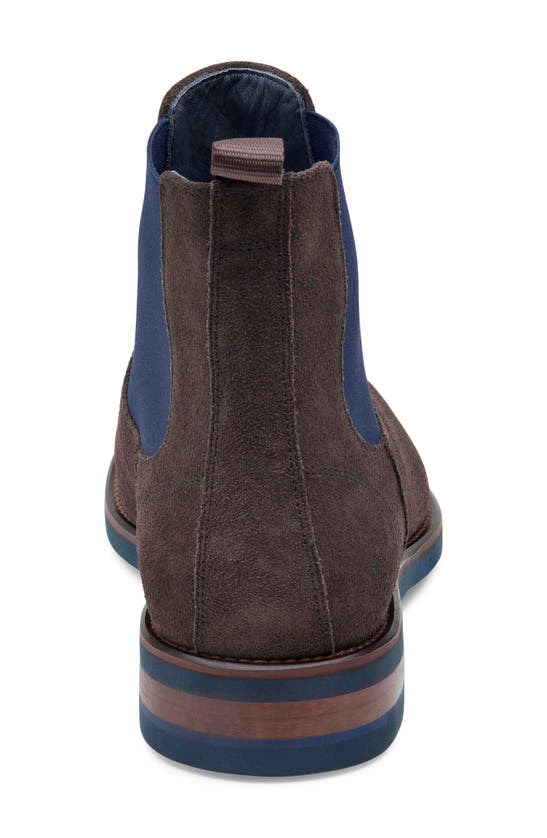Shop Johnston & Murphy Collection Ashford Chelsea Boot In Dark Gray