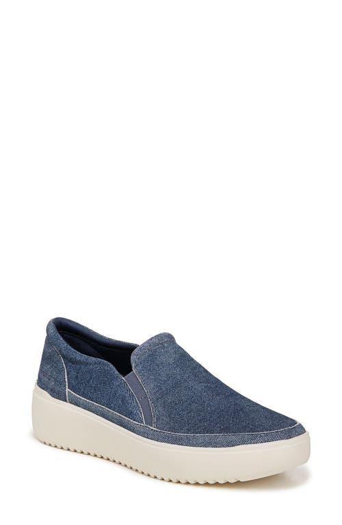 Kearny Platform Slip-On Sneaker in Denim Blue