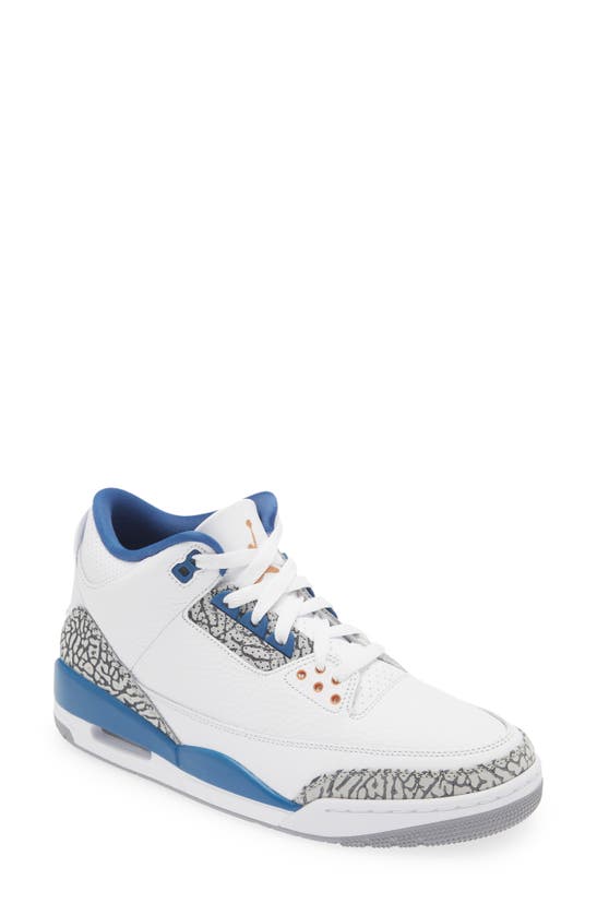 Jordan Air  3 Retro Sneaker In White