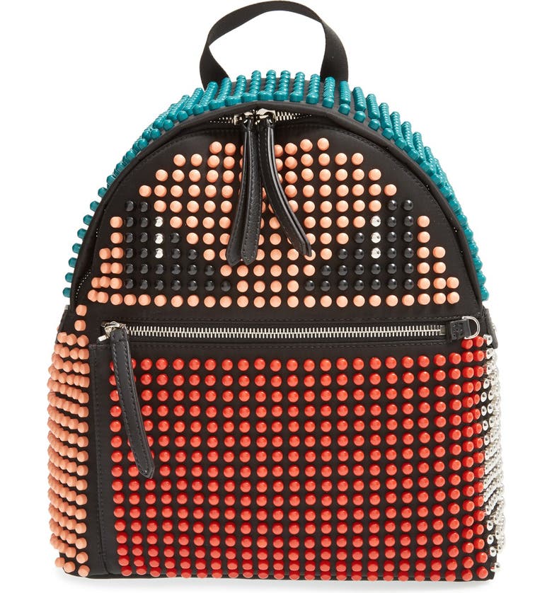 Fendi Multicolor Stud Nylon Backpack | Nordstrom
