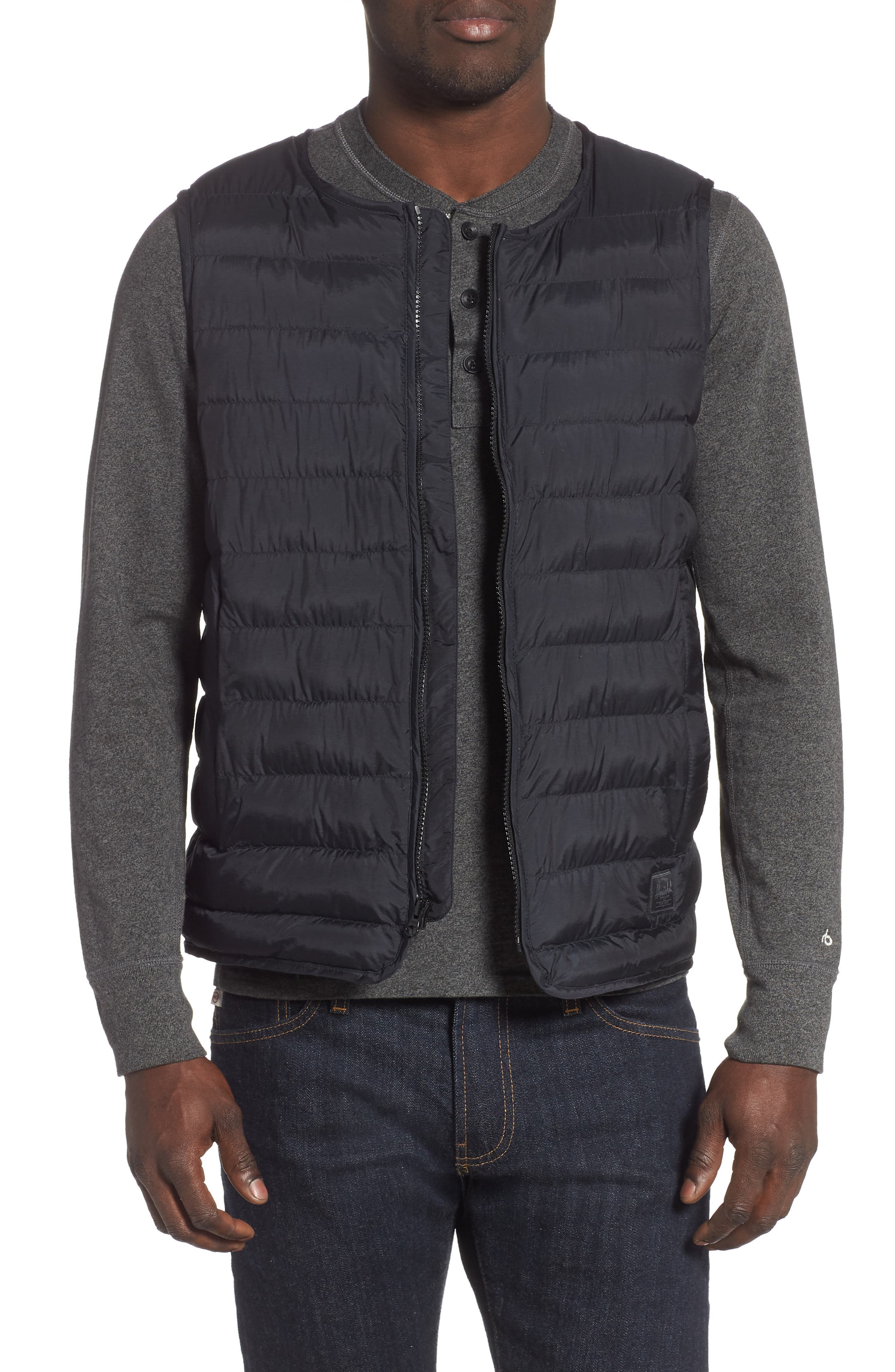 Herschel Supply Co. Featherless Quilted Vest, Black