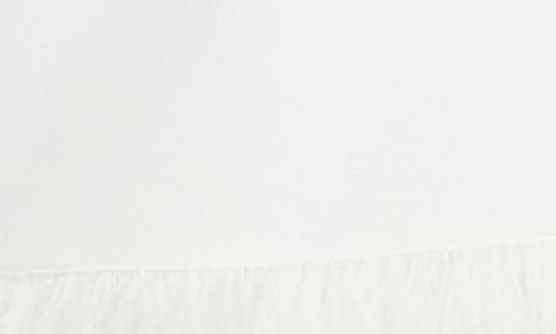 Shop Kate Spade New York Feather Trim Crêpe De Chine Dress In French Cream