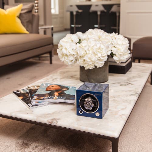 Rapport London Evolution Single Watch Winder In Blue