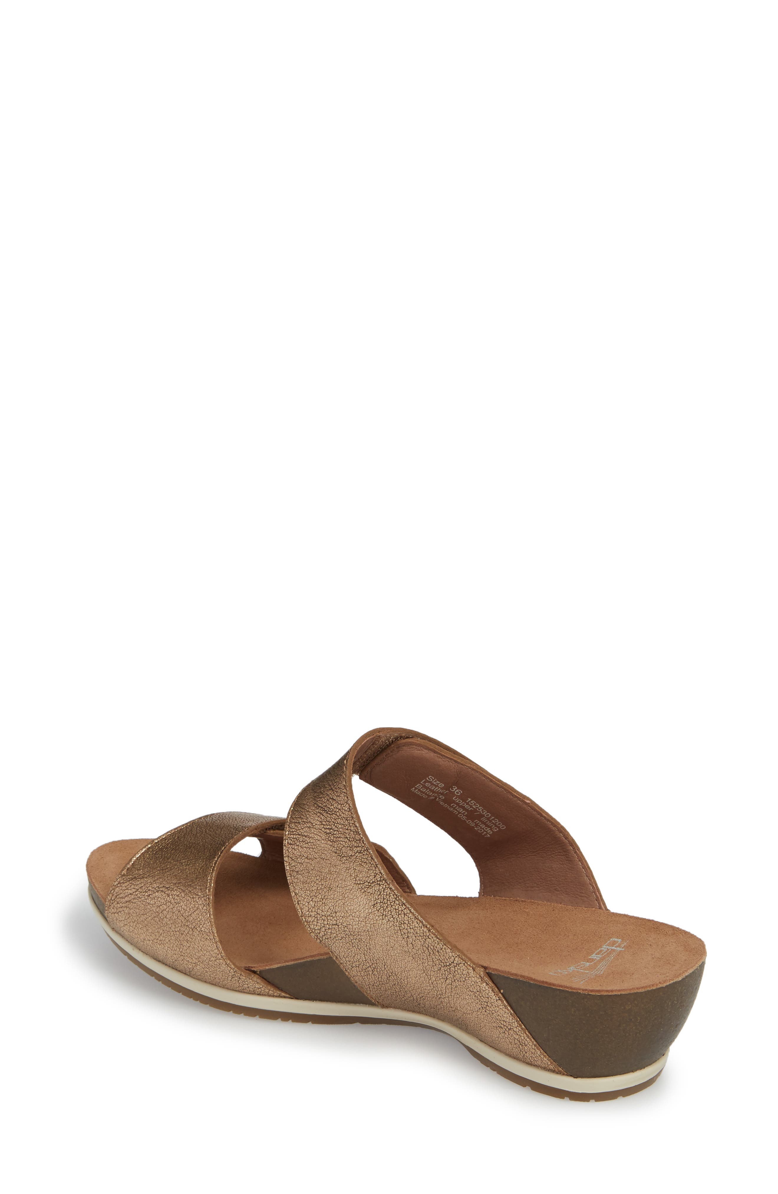 dansko women's vienna slide sandal