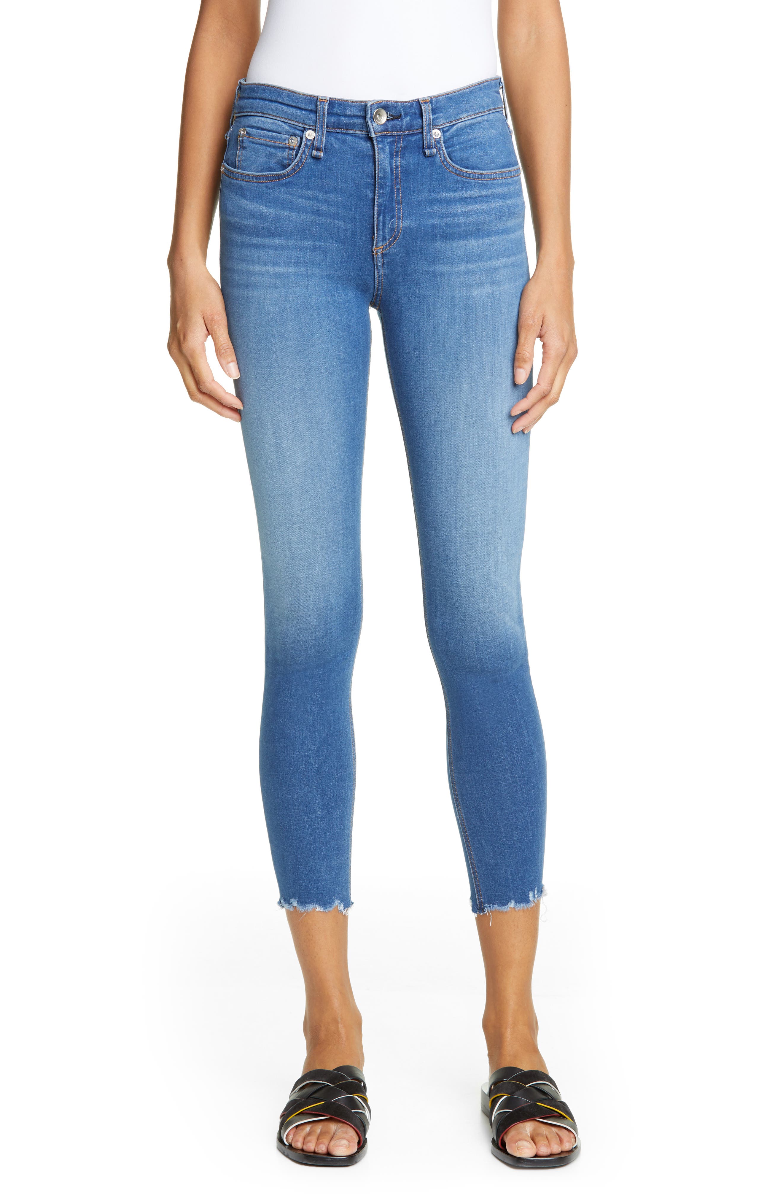 rag and bone mid rise jeans
