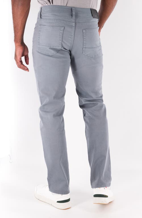 Shop Devil-dog Dungarees Slim Straight Leg Stretch Jeans In Gray Beard