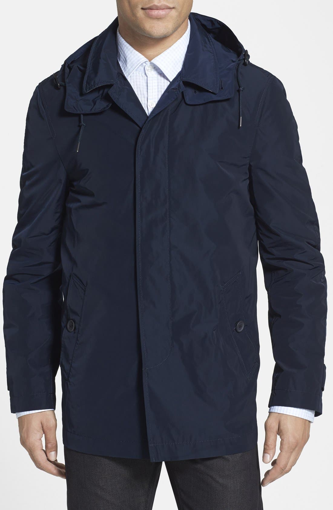Burberry Brit 'Bradburn' Hooded Tech Jacket Nordstrom