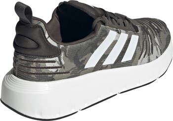 Women's adidas swift outlet run athletic shoe olive/white/black