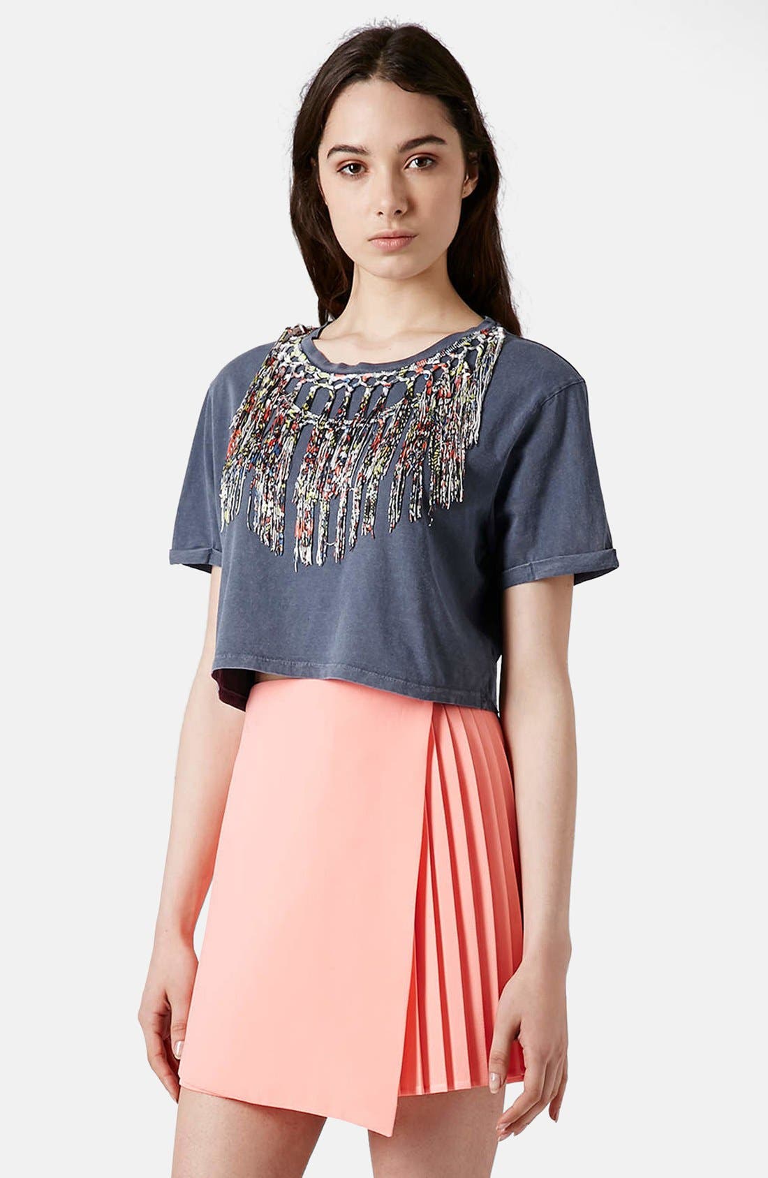 Fringe Crop Tee Nordstrom