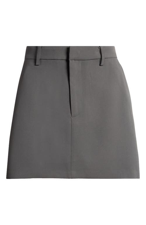 Shop Astr The Label A-line Miniskirt In Charcoal