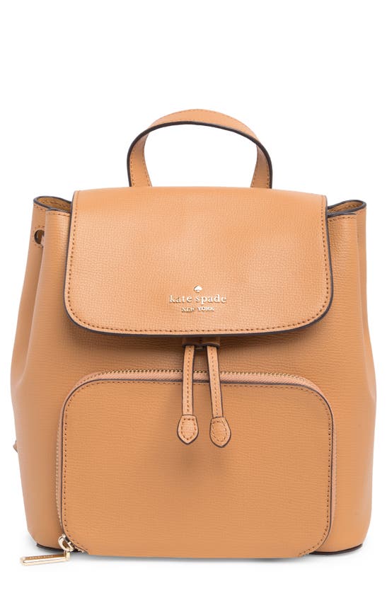 Kate Spade Kristi Medium Flap Backpack In Brown
