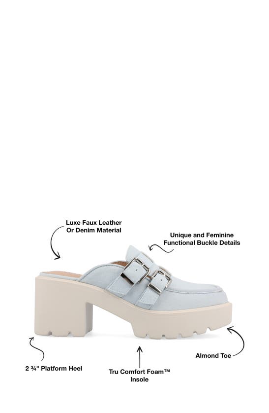 JOURNEE COLLECTION JOURNEE COLLECTION BRYDIE PLATFORM MULE