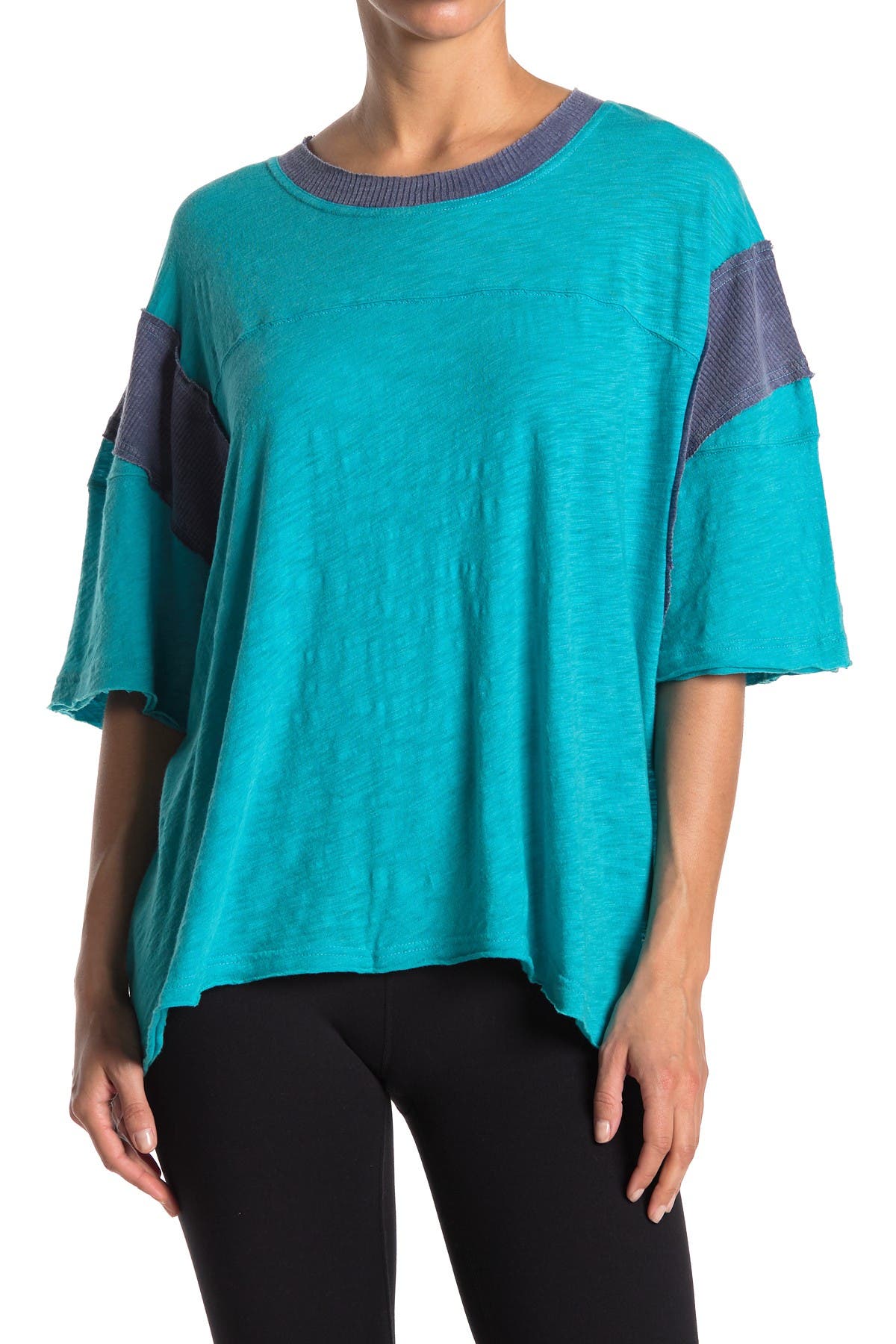 free people one solid smocked top