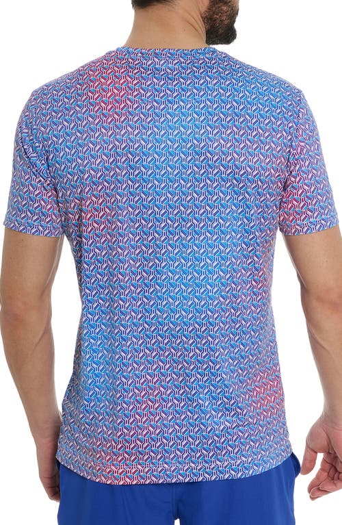 ROBERT GRAHAM ROBERT GRAHAM PADDLE ME GEO PRINT SHORT SLEEVE T-SHIRT 