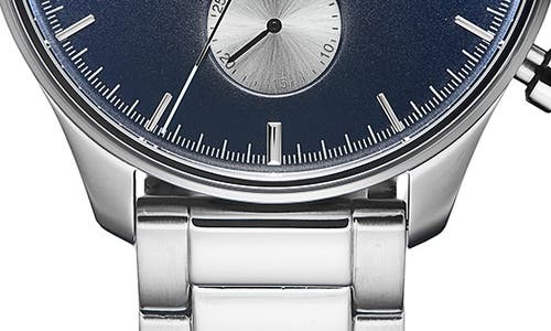 Mvmt Airhawk Chronograph Bracelet Watch, 42mm In Silver
