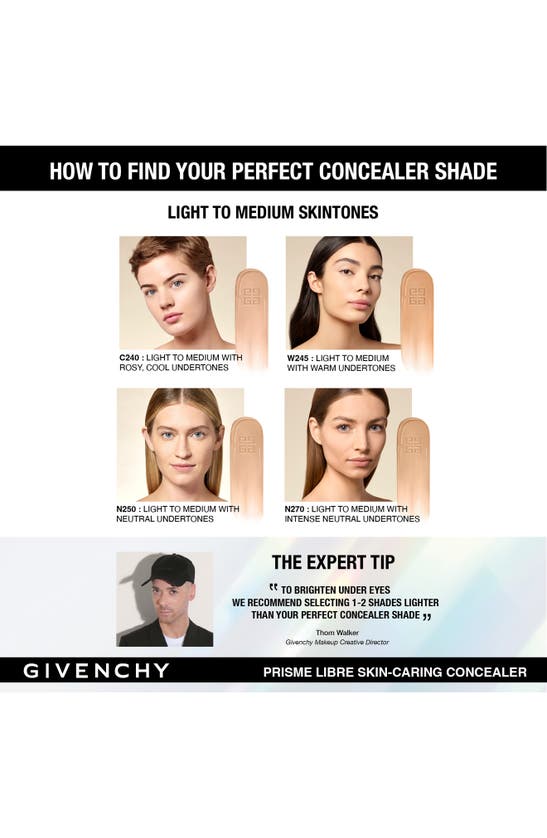 Givenchy Prisme Libre Skin-caring 24h Hydrating + Radiant + Correcting Creamy Concealer C240 .37 oz / 11ml