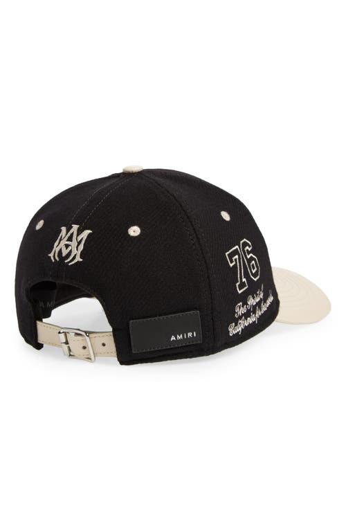 Shop Amiri Spirit Baseball Cap In Black