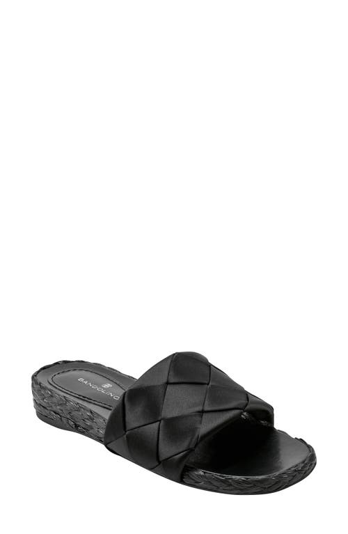 Shop Bandolino Deedee Slide Sandal In Black