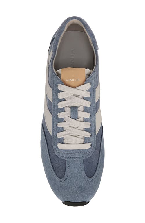 Shop Vince Oasis Sneaker In Huntington Blue/horchata