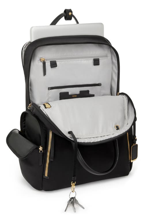 Tumi Atlanta Backpack In Black/gold