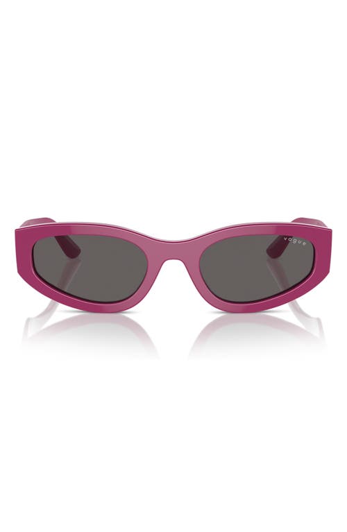 Shop Vogue 54mm Cat Eye Sunglasses In Fuchsia