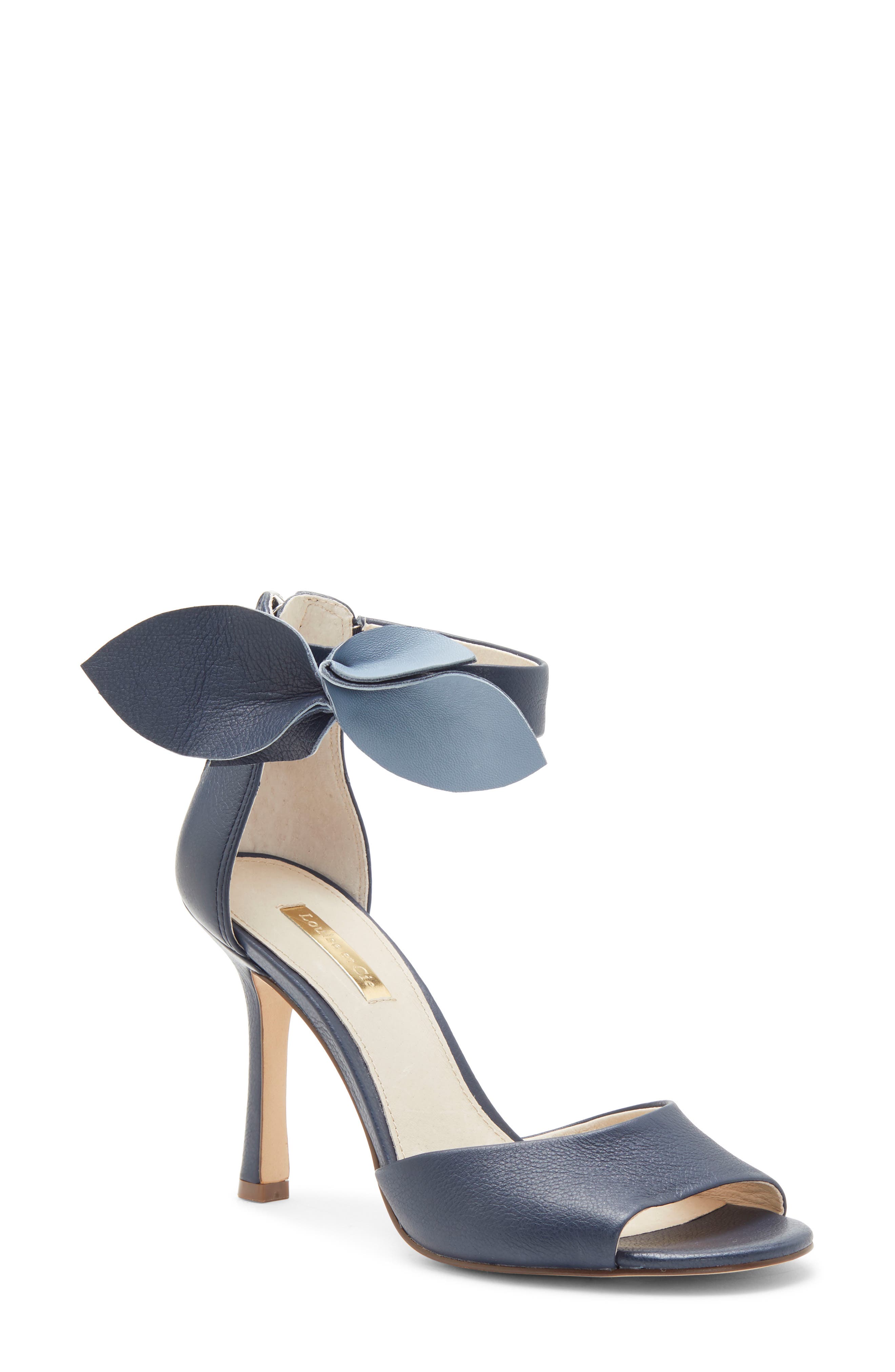 Louise Et Cie Kenbeck Bow Ankle Strap Sandal, Blue