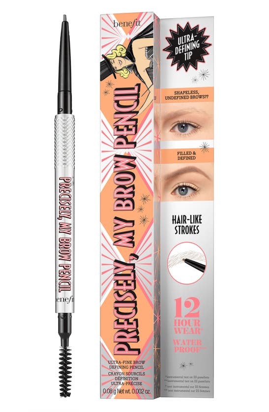 Shop Benefit Cosmetics Precisely, My Brow Pencil Ultrafine Shape & Define Pencil, 0.001 oz In 04.5 Deep/neutral Brown