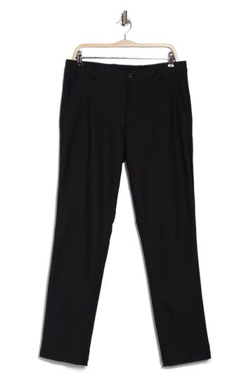 Perry Ellis New Limitless Tech Chino Pants In Black
