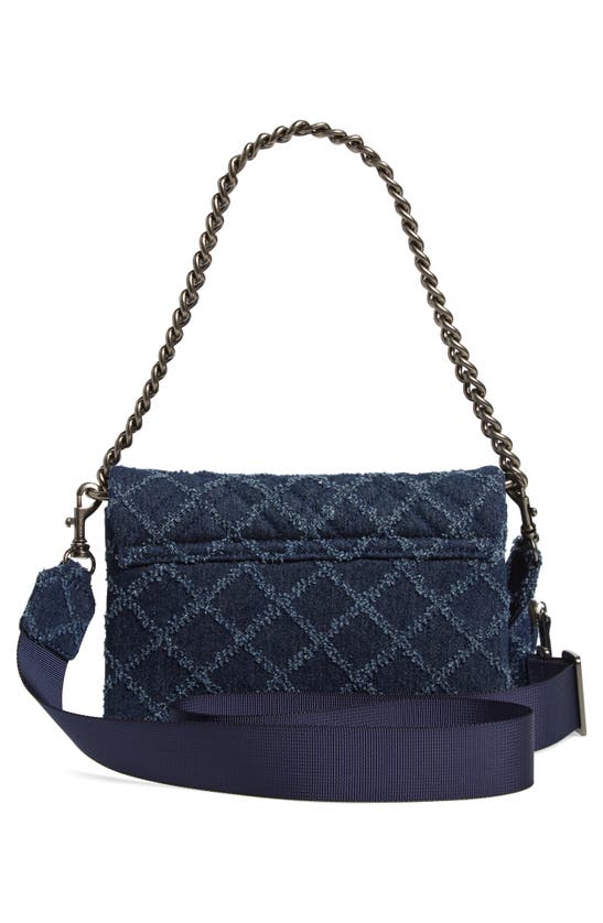 Kurt Geiger Medium Brixton Lock Crossbody Bag In Navy