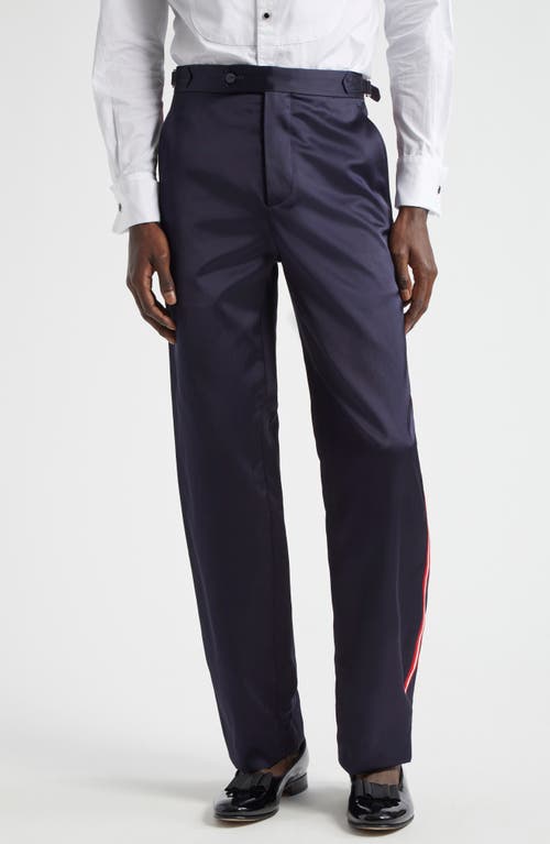 Bode Major League Side Stripe Suiting Trousers In Navy